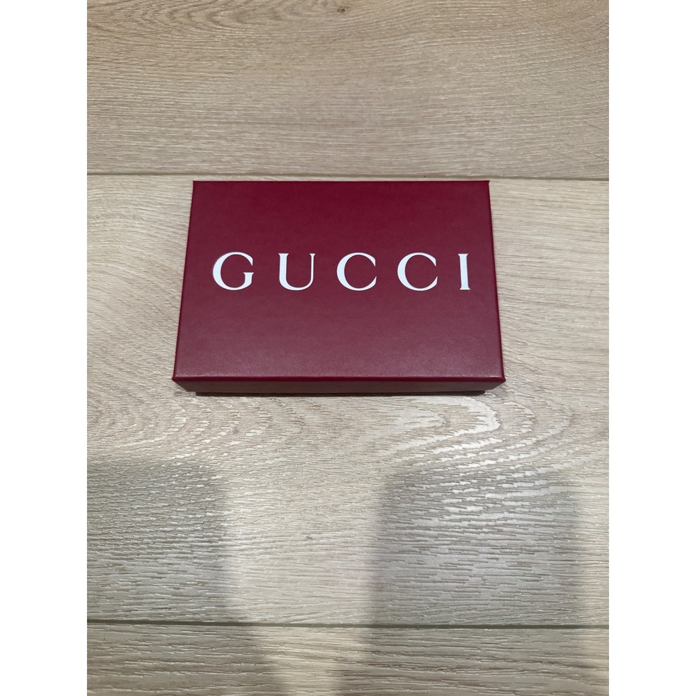 Gucci Empty Burgundy gift box for Small Leather Goods/wallet